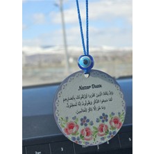 Araba Dikiz Aynası Süsü, Nazar Duası ve Boncuk Detaylı Şık Tasarım