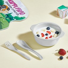 400 ml Bebek Beslenme Seti – Kaşık ve Çatallı, Bpa Içermeyen Mama Kabı
