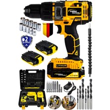 Normadia Darbeli Metal Şanzıman Çift Akülü Bakır Sargı 27 Parça Matkap Seti