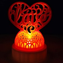 Sevgiliye Özel Love Yazılı Kalp LED Işık
