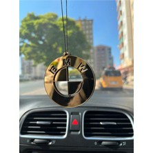 Gold Pleksi Bmw Araba Dikiz Aynası Süsü, Şık ve Şeffaf Tasarım