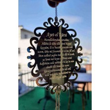 Pleksi Araba Dikiz Aynası Süsü Ayetli A12, Şık ve Anlamlı Tasarım