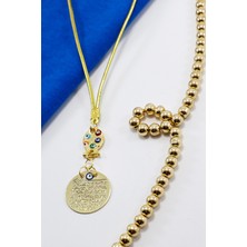 El Yapımı Renkli Metal Nazar Boncuğu Balık Ayna Süsü, Lüks Araba Aksesuarı