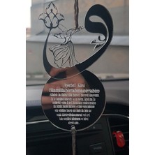 Şık Pleksi Dikiz Aynası Süsü, Araba Dekorasyonu, Hediye Alternatifi