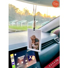 UltraMint Kişiye Özel Fotoğraflı Araba Süsü, Sevgililer Günü Hediye