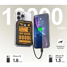 Azurtech Manyetik Kablosuz Power Bank 10000 Mah Binli C2 Taşınabilir Şarj Cihazı, Pd 22.5W Hızlı Şarj Destekli, iPhone 16/15/14/13/12, Xiaomi, Samsung, Google ve ile Uyumlu – Siyah