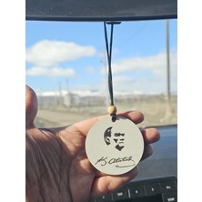 Iki Taraflı Araba Dikiz Aynası Süsü, Atatürk Yazısı ve Resmi