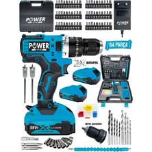 Normadia 12V Darbeli Şarjlı Matkap 17 Parça Set, Metal Şanzıman, Çift Akülü