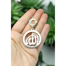 Gümüş Renkli Çelik Yüzük Araba Dikiz Ayna Süsü, Ay Yıldız Tasarım