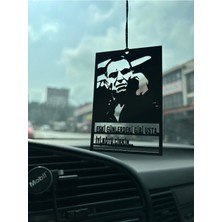 Araba Dikiz Aynası Süsü Metal Kurtlar Vadisi Temalı, Şık ve Dayanıklı Tasarım