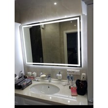 Elysion 70/120 Kumlamalı Dokunmatik LED Işıklı Ayna Duvar Banyo Konsol Ayna