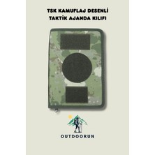 Outdoorun Tsk Kamuflaj Desenli Taktik Ajanda Kılıfı