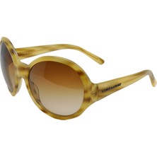 Polo Ralph Lauren 8020 5043 13 Kemık Bal Rengı Oval Kavıslı Kahverengı Kadın Güneş Gözlüğü