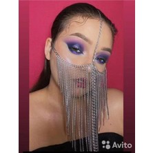 Ravinity Oryantal Dansöz Peçesi, Yüz Zincir Maske
