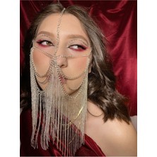 Ravinity Zincir Peçe, Kadın Dans Dansçı Dansöz Yılbaşı Maske