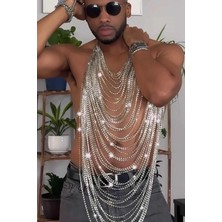 Ravinity Erkek Vücut Zinciri, Yılbaşı Festival Dans Zenne Kostümü