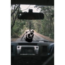 Araba Dikiz Aynası Süsü Kükreyen Ayı, Eğlenceli ve Şık Dekorasyon Parçası