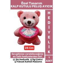 UltraMint Sevgililer Günü Peluş Ayıcık, Kalp Kutu, Özel Tasarım, Hediye