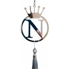 Şık Gümüş Renkli Pleksi Dikiz Aynası Süsü Araç Için Dekorasyon