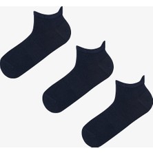 Penti Erkek  Navy Bamboo 3'lü Patik Çorap