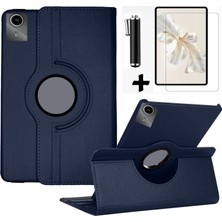 M.TK Moveteck Honor Pad X9A 11.5 Inç Kılıf 360 Derece Dönebilen Kapaklı Tablet Kılıf + Ekran Koruyucu Cam + Dokunmatik Kalem 3in1 Set