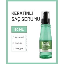 Loyal Keratinli Saç Serumu 90 ml Kokulu Besleyici Onarıcı Sıvı Saç Bakımı