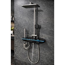 İyem Modern Duş Sistemi - Akıllı Dijital Ekran ve Ambiyans Aydınlatma Duş Bataryası