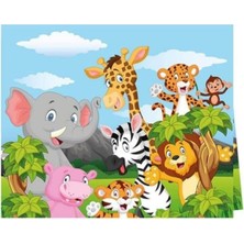 Marka Balonevi Safari Masa Örtüsü 120X180CM