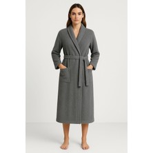 Cotenconcept Battal Boy Şal Yaka Kadın Bornoz