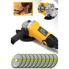 Normadia Bakır Sargı Devir Ayarlı 1500W Spiral Taşlama ve Kesme Makinesi Seti