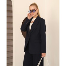 Deq Fashion Kadın Blazer Ceket Pantolon Takım | Ofis & Şık Takım Elbise