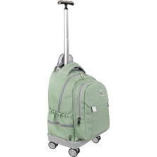 Bodmar Çanta Since 2023 Ortopedik Çekçekli Sırt Çantası Su Geçirmez Okul Günlük Iş Seyahat Çantası Unisex Valiz Çanta