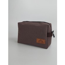 Joyfull Turtle Unisex Bakım Çantası - Kumaş - Kahverengi