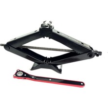 Normadia 2 Ton Makaslı Kriko, Kollu Cırcır, Otomobil Bagaj Krikosu