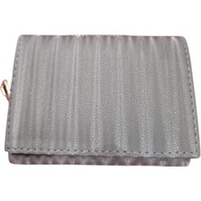 Zy Plus Gri Desenli Cüzdan 10X8 cm