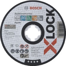 Bosch Çoklu Malzemeler Için 125X1,6 mm Düz Kesme Diski