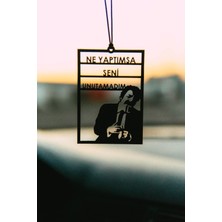 Metal Müslüm Gürses Dikiz Aynası Süsü, Araba Için Şık Dekorasyon