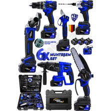 Normadia 6'lı Çok Fonksiyonlu Elektrikli Alet Seti, Çoklu Uygulama ve Güçlü Performans