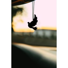 Metal Kuş Motifli Dikiz Aynası Süsü, Şık ve Estetik Oto Aksesuar