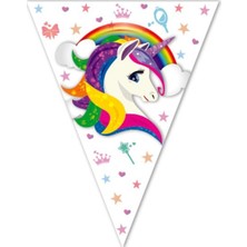 Marka Balonevi Rainbow Unicorn Bayrak Set 2.90 mt