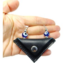 Üçgen Suni Deri Cevşen Kabı ve Ayetel Kürsi Nazar Ayeti Dikiz Aynası Süsü