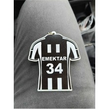 Bjk Desenli Dikiz Aynası Süsü, Siyah Beyaz Taraftar Ayna Süsü