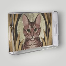 Dekori- Renklerin Ahenki(Kedi)Pleksi Tepsi