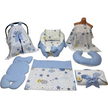 Happy Baby Dikiş Atölyesi 10’lu Babynest Puset Örtüsü Alt Açma Emzirme Yastığı Emzirme Önlüğü Ana Kucağı