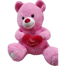 Marka Uçar Oyuncak Pk 25 45 cm Pembe Kalpli Ayı UCR-004