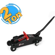 Normadia Güçlü Çift Kolu 2 Ton Arabalı Kriko, Dayanıklı ve Güvenilir Performans