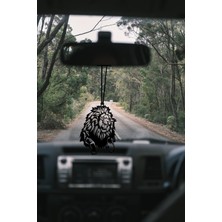 Şık Metal Aslan Dikiz Aynası Süsü, Araba Dekoru, Havalı ve Dayanıklı