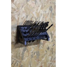 Normadia Pratik Matkap Ucu Organizer Standı, Çoklu Bölmeli Saklama Çözümü