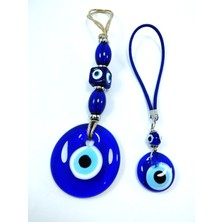 El Yapımı Nazar Boncuğu Duvar ve Araç Ayna Süsü Seti