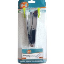 Marka U4 Zımba Makinesi ve Zımba Teli No:10 2li Set U4-1014-YEŞIL